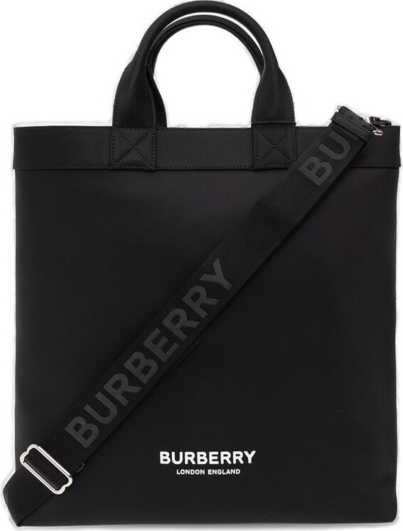 BURBERRY Boston Full-Grain Leather Duffle Bag for Men