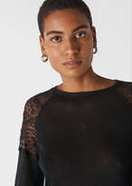 Thumbnail for your product : Lace Insert Top
