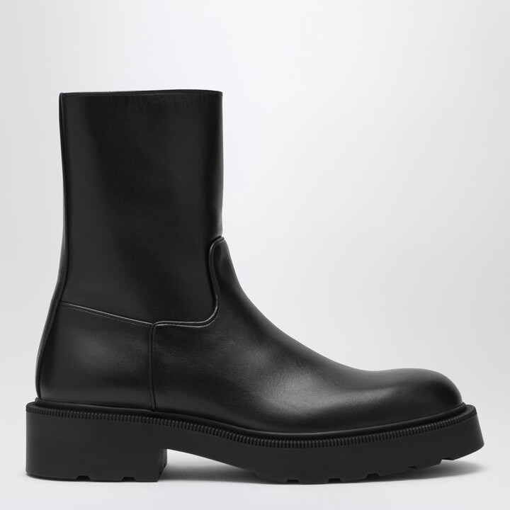 The Row Nobilis TR black leather boot