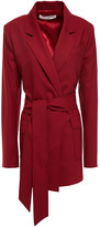 Thumbnail for your product : VVB Belted Stretch-twill Blazer