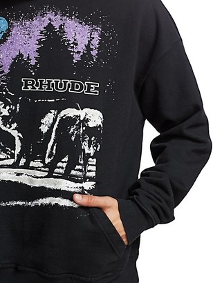 Rhude Wolves Graphic Hoodie