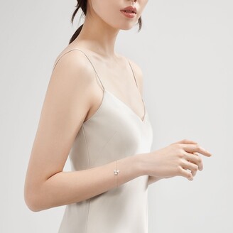 Tiffany & Co. Paper Flowers diamond flower bracelet in platinum