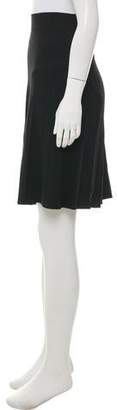 Burberry Pleated Knee-Length Skirt Black Pleated Knee-Length Skirt