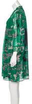 Thumbnail for your product : Diane von Furstenberg V-Neck Long Sleeve Dress