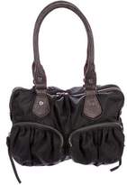 Thumbnail for your product : MZ Wallace Leather-Trimmed Nylon Zip Shoulder Bag