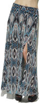 Thumbnail for your product : Arden B Deco Mirror Slit Maxi Skirt