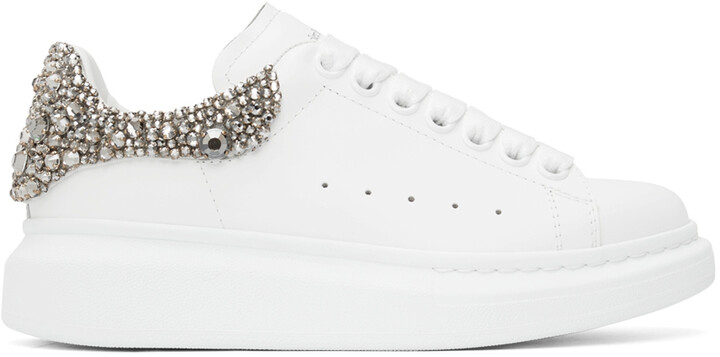 Alexander McQueen Silver Women's Sneakers & Athletic Shoes | ShopStyle