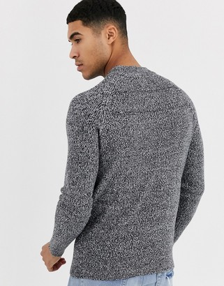 Burton Menswear jumper in grey twist