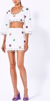 Thumbnail for your product : Alexis Avar Cropped Top in Mirrored Medallion