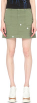 Thumbnail for your product : Stella McCartney Floral cotton-blend skirt