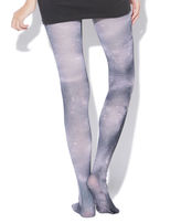 Thumbnail for your product : Wet Seal Galaxy Paper Printed Tights