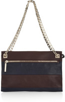Thumbnail for your product : Victoria Beckham Two-tone leather shoulder bag