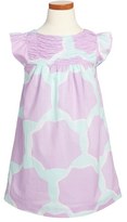 Thumbnail for your product : Tea Collection 'Star Flower' Flutter Sleeve Dress (Toddler Girls)
