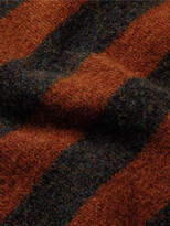 Thumbnail for your product : CONNOLLY + Goodwood Striped Shetland Wool And Cashmere-Blend Sweater