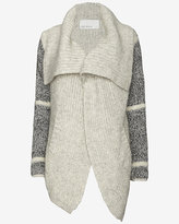 Thumbnail for your product : Yigal Azrouel Mixed Knit Asymmetric Cardi