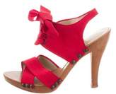Thumbnail for your product : Stella McCartney Lace-Up Crossover Sandals