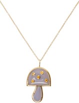 Thumbnail for your product : Brent Neale Gold Small Mushroom Pendant Necklace
