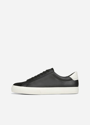 vince black and white sneakers