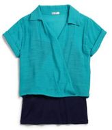 Thumbnail for your product : Sally Miller Girl's Layered Wrap Shirt