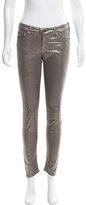 Thumbnail for your product : Mother Metallic Skinny Pants