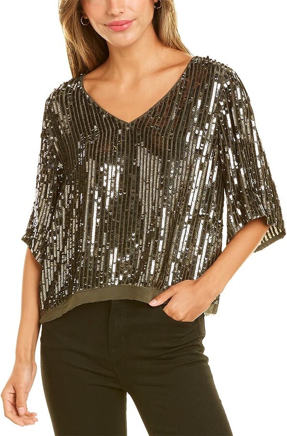 Sequin Chiffon Tops | Shop the world's largest collection of 