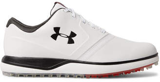Under Armour Tempo Hybrid Leather Golf Shoes - White