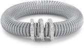 Thumbnail for your product : Alor Stainless Steel & Diamond Coil Bracelet