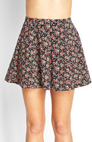 Thumbnail for your product : Forever 21 Ditsy Floral Skater Skirt