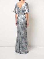 Thumbnail for your product : Marchesa Notte Bridal Bridesmaid Floral-Printed Sequin Gown