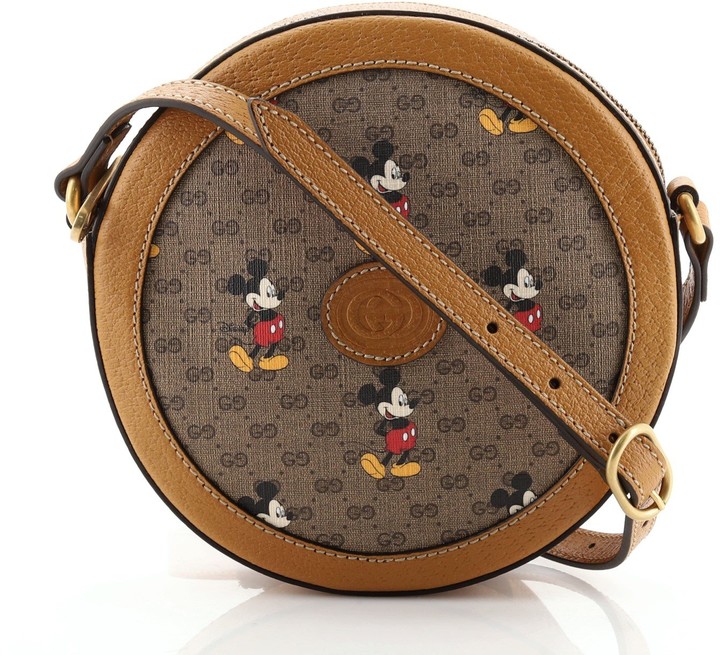 gucci mickey mouse round bag