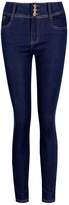 Thumbnail for your product : boohoo 3 Button High Waist Skinny Jeans