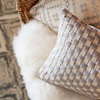 west elm Embellished Diamonds Pillow Cover