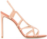 Thumbnail for your product : Francesco Russo Braided 110mm Open-Toe Sandals