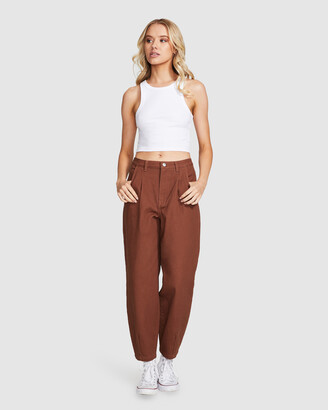 Subtitled Bay Tapered Pant Chocolate
