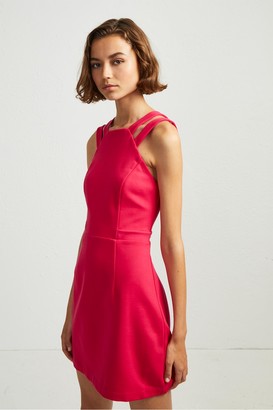 French Connection Whisper Lula Double Strap Dress