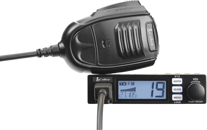 Cobra Electronics Cobra 19 ULTRA 6 AM/FM Recreational CB Radio, Ultra-Compact Full Featured, 40-Channels (New)