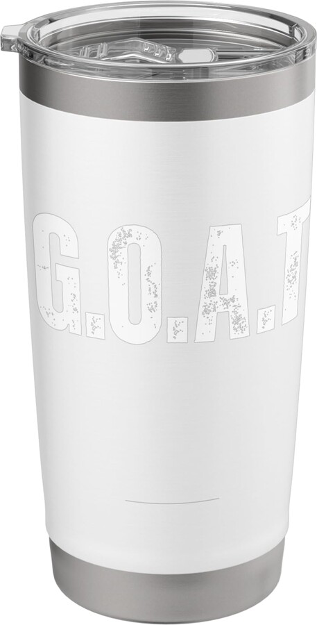 GOAT Greatest of All Time Funny Sports Champ GOAT - Greatest of All Time Funny Sports Champ Joke Humor Stainless Steel Insulated Tumbler