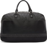 Thumbnail for your product : Diesel Black Denim & Leather Blockin' Weekender Bag
