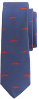Thumbnail for your product : J.Crew Boys' blue silk tie in moustache print