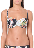 Thumbnail for your product : Ted Baker Movida floral-print bikini top