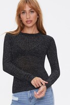 Thumbnail for your product : Forever 21 Glitter Sweater-Knit Top