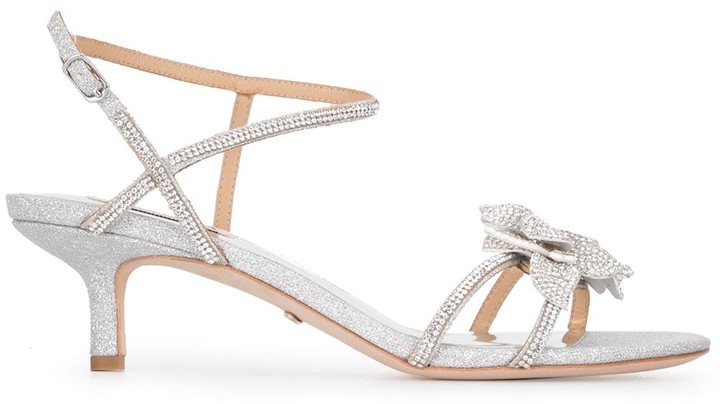 fiorenza embellished ankle strap evening shoe