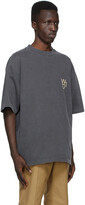 Thumbnail for your product : we11done Grey Pearl Logo T-Shirt