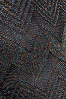 Thumbnail for your product : M Missoni Pleated Metallic Crochet-knit Midi Dress