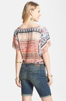 Thumbnail for your product : Articles of Society 'Nancy' Denim Bermuda Shorts (Juniors)