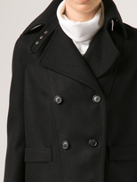 Thumbnail for your product : Givenchy Cropped Wool Peacoat With Zip Sleeves