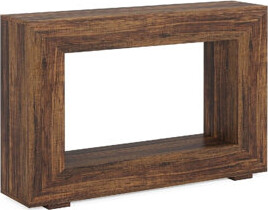 47 Inches Entryway Console Table With Storage, Industrial Hallway Accent Table For Living Room, Entrance