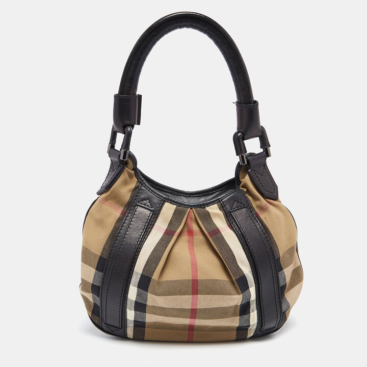 Burberry Women's Black Hobo Bags | ShopStyle