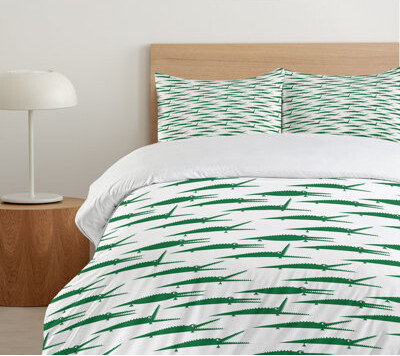 Ambesonne Microfiber Duvet Cover Set