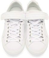 Thumbnail for your product : Pierre Hardy White Piqué Sneakers
